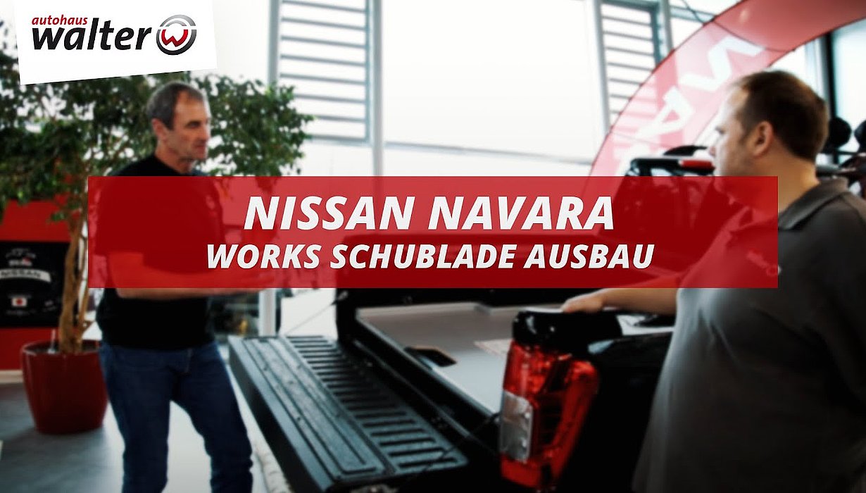 Nissan Navara PickUp Schublade Ausbau Auszug